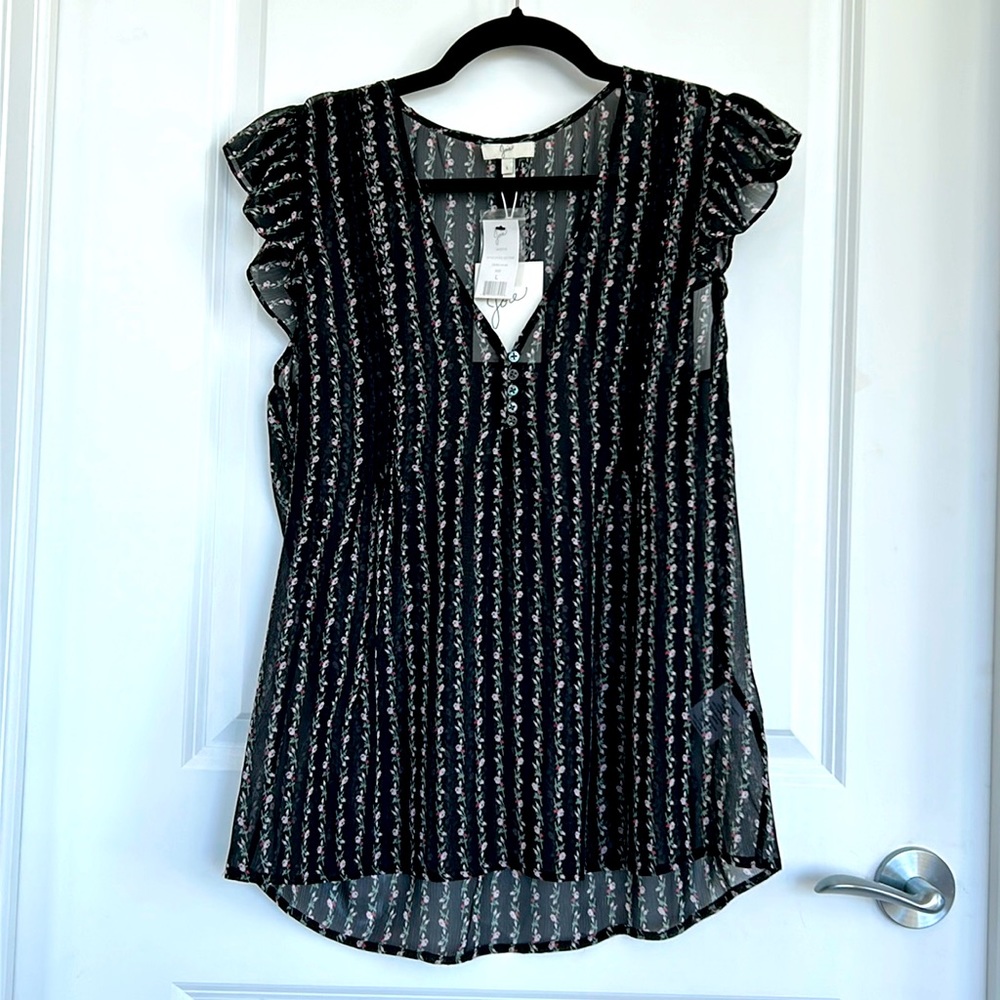 JOIE floral blouse NWT